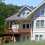 South side faces river.